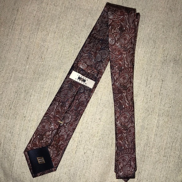 Joseph Abboud Men’s Paisley Tie - Picture 3 of 3